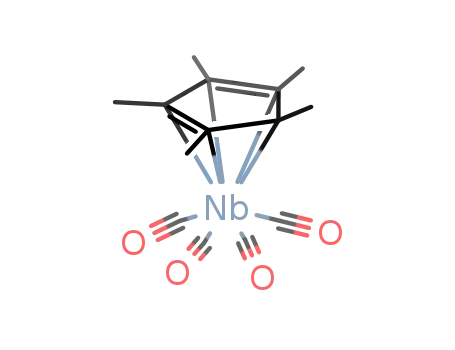 Molecular Structure of 80432-28-6 ((η5-C5Me5)Nb(CO)4)