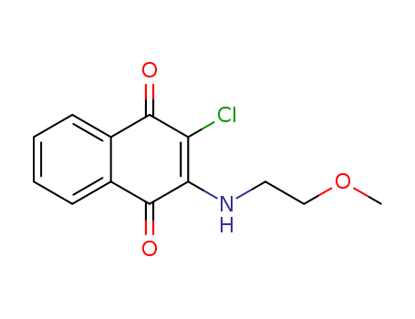 2-Chloro-3-(2-methoxyethylamino)naphthalene-1，4-dione
