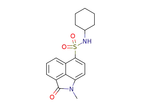 N-cyclohexyl-1-methyl-2-oxo-1,2-dihydrobenzo[cd]indole-6-sulfonamide