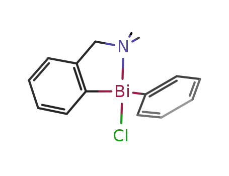 Molecular Structure of 721944-47-4 (chloro{2-(dimethylaminomethyl)phenyl}phenylbismuthine)