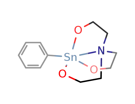 Molecular Structure of 38795-88-9 (2,8,9-Trioxa-5-aza-1-stannabicyclo[3.3.3]undecane,1-phenyl-)
