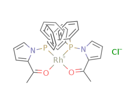 [Rh(PPh2(NC4H3C(O)Me-2)-κ2P,O)2]Cl