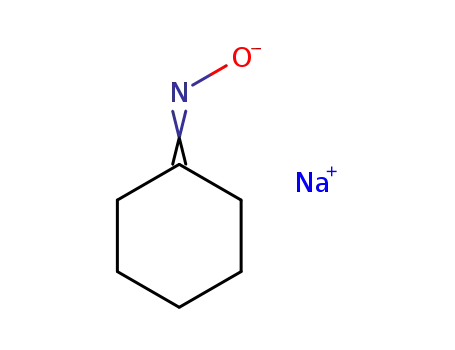 Molecular Structure of 40398-42-3 (Cyclohexanone, oxime, sodium salt)