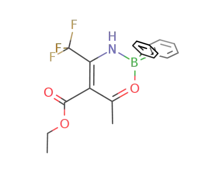 diphenylboron complex of ethyl 2-acetyl-3-amino-4,4,4-trifluorobut-2-enoate