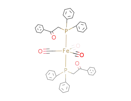 Fe(CO)3((C<sub>6</sub>H<sub>5</sub>)2PCH<sub>2</sub>C(O)C<sub>6</sub>H<sub>5</sub>)2