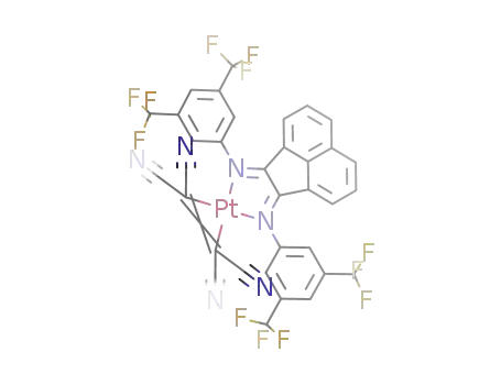 (σ-N,σ-N'-bis(3,5-bis(trifluoromethyl)phenylimino)acenaphthene)(η2-tetrcyanoethene)platinum(0)