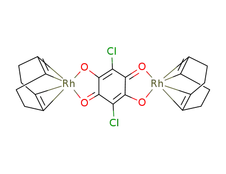 Molecular Structure of 146845-45-6 ({Rh2(μ-chloranilate)(cycloocta-1,5-diene)2})