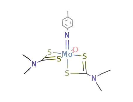 cis-oxo(p-tolylimido)bis(diethyldithiocarbamato)molybdenum(VI)