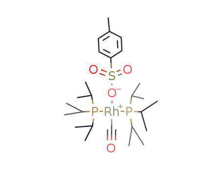 trans-carbonyl(p-toluenesulphonato)bis(triisopropylphosphine)rhodium