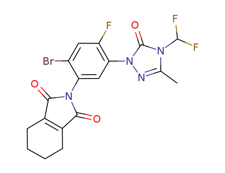 C<sub>18</sub>H<sub>14</sub>BrF<sub>3</sub>N<sub>4</sub>O<sub>3</sub>