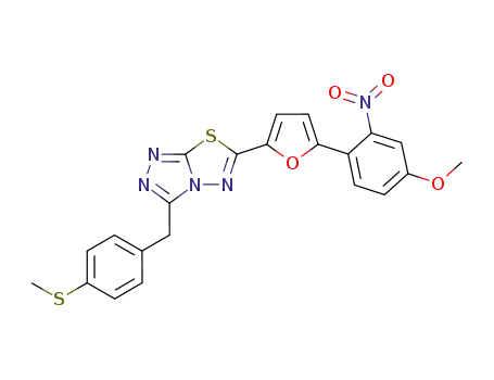 C<sub>22</sub>H<sub>17</sub>N<sub>5</sub>O<sub>4</sub>S<sub>2</sub>