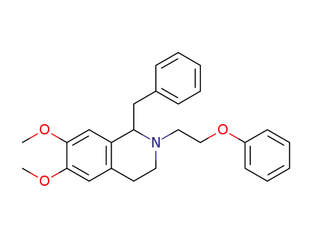 N-phenoxyethyl-6,7-dimethoxy-1-benzyl-1,2,3,4-tetrahydroisoquinoline