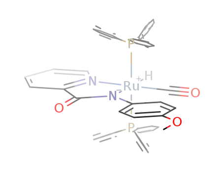 [RuH(CO)(CH<sub>3</sub>OC<sub>6</sub>H<sub>4</sub>NC(O)C<sub>5</sub>H<sub>4</sub>N)(P(C<sub>6</sub>H<sub>5</sub>)3)2]