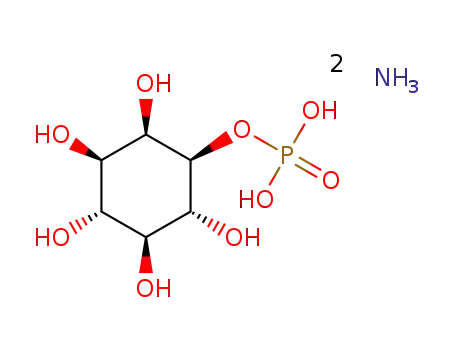 Molecular Structure of 142760-33-6 (D-MYO-INOSITOL 4-MONOPHOSPHATE AMMONIUM SALT)