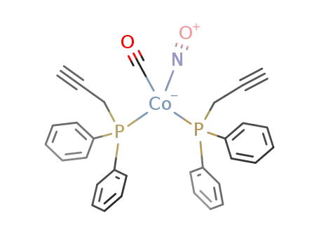 Co(NO)(CO)((C<sub>6</sub>H<sub>5</sub>)2PCH<sub>2</sub>CCH)2