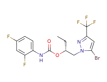 C<sub>15</sub>H<sub>13</sub>BrF<sub>5</sub>N<sub>3</sub>O<sub>2</sub>
