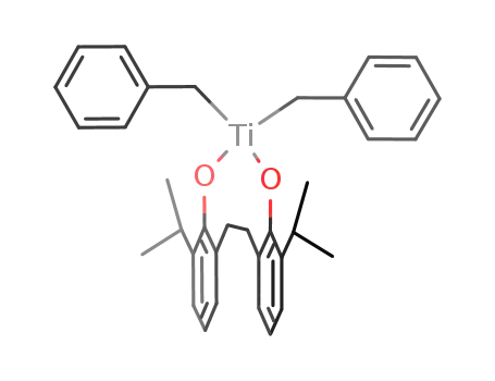 Molecular Structure of 658079-59-5 ((1,2-bis(3-isopropyl-2-hydroxyphenyl)ethaneate)Ti(CH<sub>2</sub>C<sub>6</sub>H<sub>5</sub>)2)