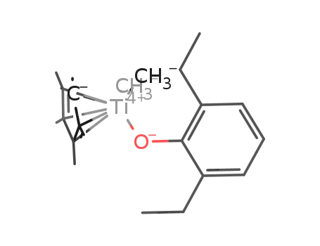 Cp<sup>*</sup>Ti(OC<sub>6</sub>H<sub>3</sub>-2,6-Et<sub>2</sub>)Me<sub>2</sub>