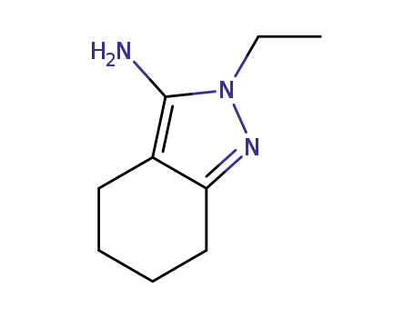 Molecular Structure of 1353569-74-0 (2-ethyl-4,5,6,7-tetrahydro-2H-indazol-3-amine)