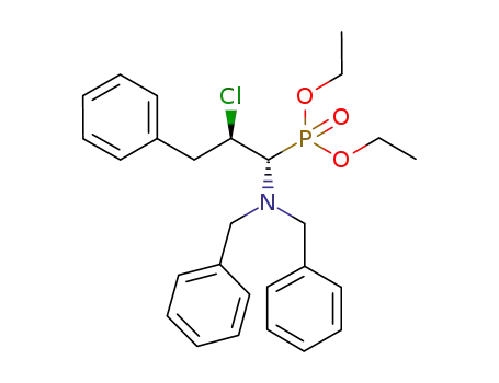 diethyl (1S,2R)-1-(N,N-dibenzylamino)-2-chloro-3-phenylpropylphosphonate