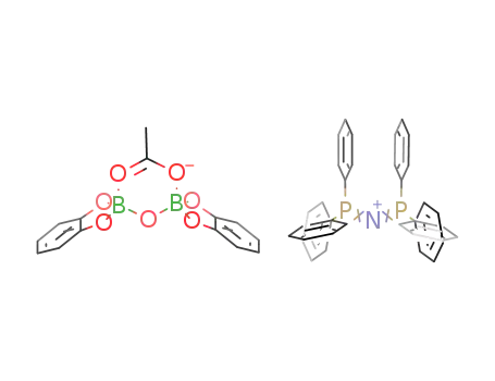 [bis(triphenylphosphoranylidene)ammonium][(catBOBcat)*(OAc)]