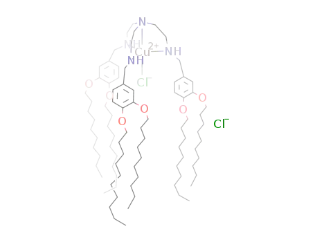 [CuCl(N(CH<sub>2</sub>CH<sub>2</sub>NHCH<sub>2</sub>C<sub>6</sub>H<sub>3</sub>(OC<sub>10</sub>H<sub>21</sub>)2)3)]<sup>(1+)</sup>*Cl<sup>(1-)</sup>=[CuCl(N(CH<sub>2</sub>CH<sub>2</sub>NHCH<sub>2</sub>C<sub>6</sub>H<sub>3</sub>(OC<sub>10</sub>H<sub>21</sub>)2)3)]Cl