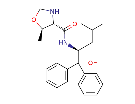 (4S,5R)-N-((S)-1-hydroxy-4-methyl-1,1-diphenylpentan-2-yl)-5-methyloxazolidine-4-carboxamide