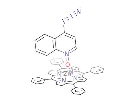 Zn(tetraphenylporphine)(N<sub>3</sub>C<sub>9</sub>H<sub>6</sub>NO)
