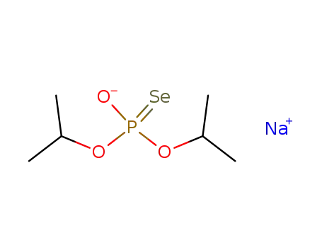 Molecular Structure of 58228-29-8 (sodium O,O'-di-isopropyl phosphoroselenoate)