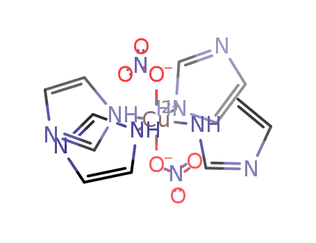 Molecular Structure of 33790-63-5 (Tetrakis(imidazolyl)copper(II) dinitrate)