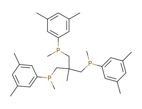 CH<sub>3</sub>C(CH<sub>2</sub>P(C<sub>6</sub>H<sub>3</sub>(CH<sub>3</sub>)2)CH<sub>3</sub>)3