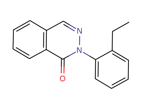 Molecular Structure of 1167442-53-6 (2-(2-ethylphenyl)-1(2H)-phthalazinone)