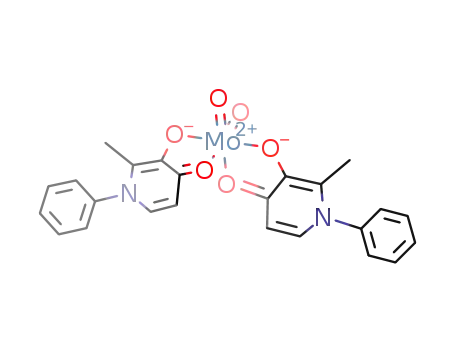 cis-bis(3-hydroxy-2-methyl-1-phenyl-4-pyridinonato)dioxomolybdenum(VI)