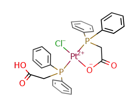 chloro(diphenylphosphinoacetic acid)(diphenylphosphinoacetato-O,P)platinum(II)