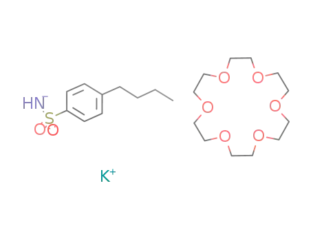 [K-18-crown-6][(NHSO<sub>2</sub>-p-C<sub>6</sub>H<sub>4</sub>(CH<sub>203</sub>CH<sub>3</sub>)]