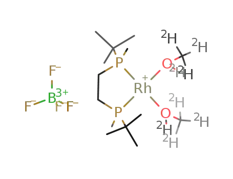 [Rh(BisP*)(deuteriomethanol)2]BF<sub>4</sub>