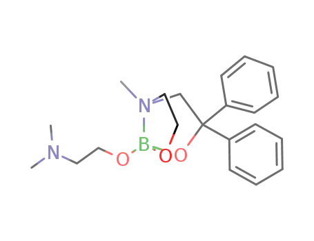 N,N-dimethyl-2-[(6-methyl-4,4-diphenyl-1,3,6,2-dioxazaborocan-2-yl)oxy]ethaneamine