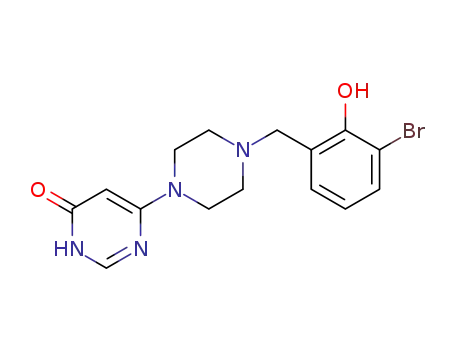 6-[4-(3-Bromo-2-hydroxy-benzyl)-piperazin-1-yl]-3H-pyrimidin-4-one