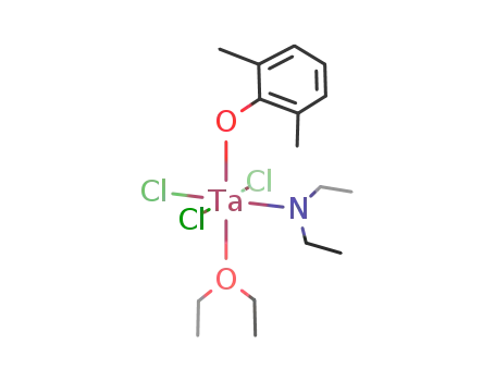 Ta{N(C<sub>2</sub>H<sub>5</sub>)2}{C<sub>6</sub>H<sub>3</sub>(CH<sub>3</sub>)2O}Cl<sub>3</sub>{O(C<sub>2</sub>H<sub>5</sub>)2}