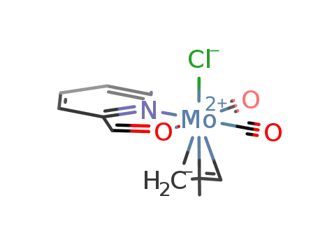 Molecular Structure of 951212-15-0 ([MoCl(η3-methylallyl)(CO)2(κ2(N,O)-pyridine-2-carboxaldehyde)])