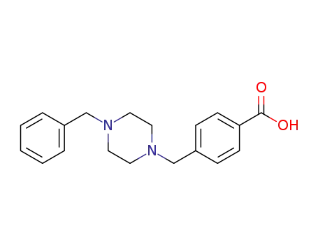 Molecular Structure of 359801-19-7 (4-(4-BENZYLPIPERAZIN-1-YLMETHYL)BENZOIC ACID)