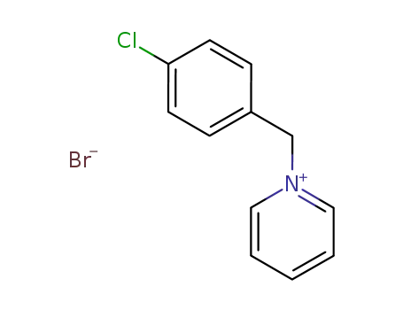 Molecular Structure of 139326-89-9 (Pyridinium, 1-[(4-chlorophenyl)methyl]-, bromide)