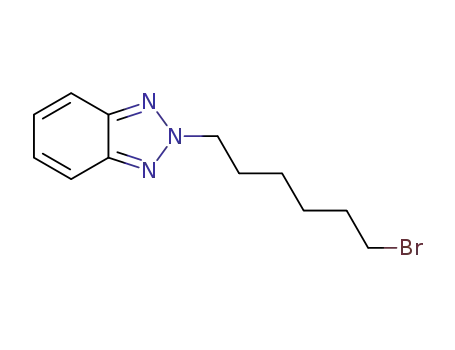 Molecular Structure of 890704-00-4 (2-(6-Bromohexyl)-2H-benzotriazole)