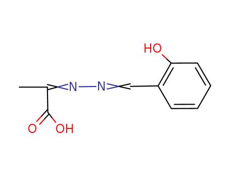 Propanoic acid, 2-[[(2-hydroxyphenyl)methylene]hydrazono]-
