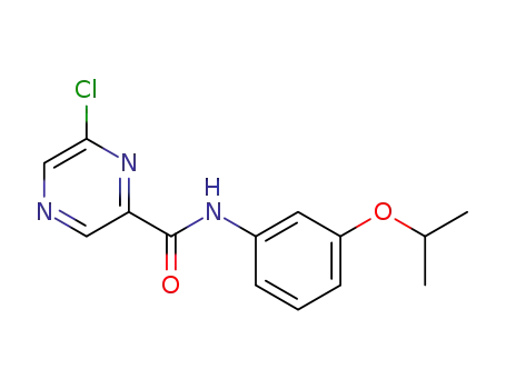 6-Chloro-N-(3-isopropoxyphenyl)pyrazine-2-carboxamide