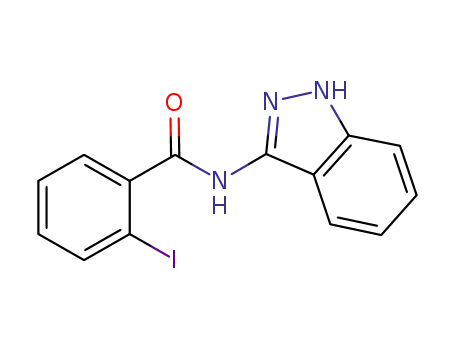 Molecular Structure of 1173928-71-6 (N-(1H-indazol-3-yl)-2-iodobenzamide)