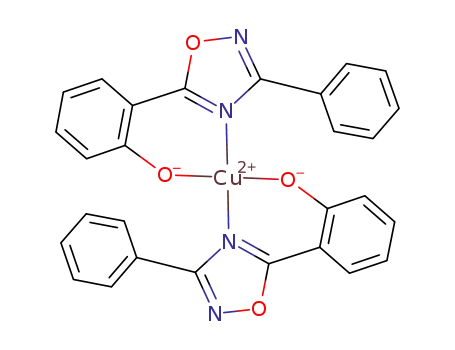 bis[5-(2-oxyphenyl)-3-phenyl-1,2,4-oxadiazolyl]copper(II)