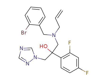 Molecular Structure of 1155361-06-0 (CytochroMe P450 14a-deMethylase inhibitor 1h)
