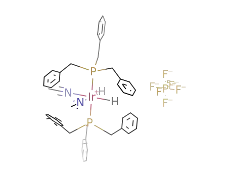 [IrH<sub>2</sub>(tribenzylphosphine)2(acetonitrile)2][PF<sub>6</sub>]
