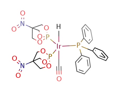 carbonylhydridobis(4-nitro-2,6,7-trioxa-1-phosphabicyclo[2.2.2]octane)(triphenylphosphine)iridium(I)